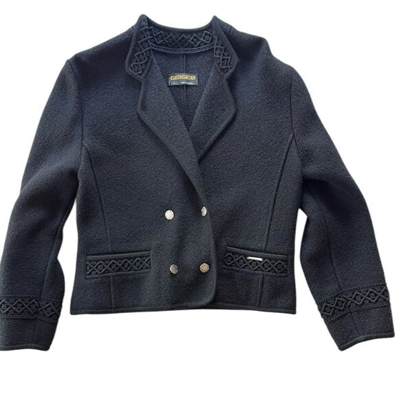 Geiger Austria Black Wool Jacket - Picture 1 of 8